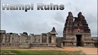 Hampi Ruins 💔🥲 UNESCO world heritage site at Karnataka 💛❤️ subscribe vlogs [upl. by Nylirehs]