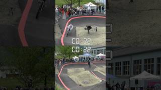 MTB VS Skateboard on Pumptrack [upl. by Bleier]