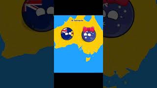 Borneo Explores The World Part 1 countryballs shorts Funny Videos [upl. by Ellac]