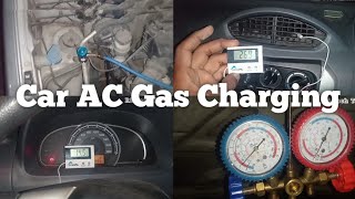 Car AC Gas Charging  Automobile AC Gas Charging தமிழ் [upl. by Laddie]