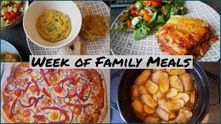 WHATS FOR DINNER  FAMILY MEALS OF THE WEEK  MEAL IDEAS 5 [upl. by Kristin]