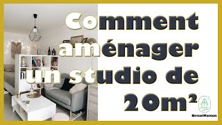 Comment aménager un studio de 20m2 [upl. by Longan995]