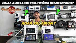 QUAL A MELHOR MULTIMÍDIA DO MERCADO AIKON CORE OU ADAK WORLD MULTIMÍDIAS [upl. by Nivrem]