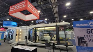 EV Tiny House  VESSEL E7 Tour at CES 2023 [upl. by Norrv]