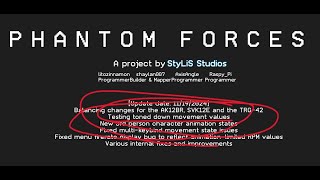 PHANTOM FORCES MOVEMENT NERF rant [upl. by Annadiane]