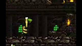 Toxic Tower  Donkey Kong Country 2 Walkthrough [upl. by Ahsiekan]