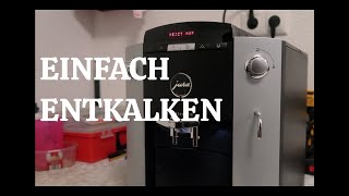 Jura F50 Kaffeemaschine Entkalken  Einfach erklärt [upl. by Orvah]