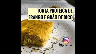 Torta proteica de frango e grão de bico  Fer Cassou [upl. by Erma243]