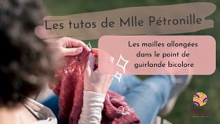 Tuto guirlande bicolore au tricot [upl. by Aihsas722]