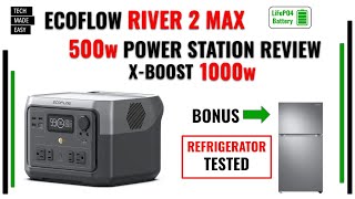 NEW EcoFlow River 2 MAX Power Station DETAILED Review solar generator [upl. by Ativ]