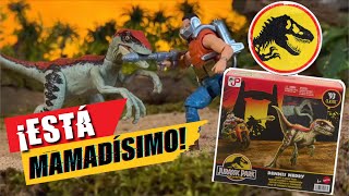 ¿QUÉ LE PASÓ A DENNIS NEDRY NUEVAS FIGURAS de Jurassic World de Mattel [upl. by Nidnarb521]