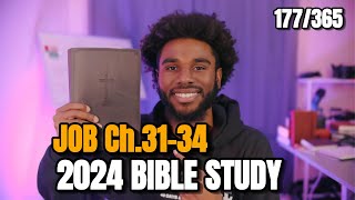 Study the Bible in One Year  Job Ch3134 [upl. by Adyela]