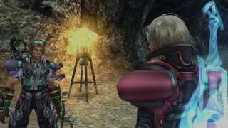 Wii Xenoblade Chronicles HD Cutscene 023c  A Treacherous Path  ENGLISH [upl. by Bettine]