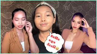 I TRIED FOLLOWING AMY TALABOC’s MAKEUP TUTORIALpang photoshoot makeup look [upl. by Janette569]