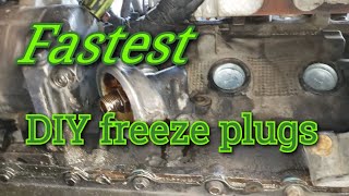 Fastest freeze plug removal and install [upl. by Melesa673]