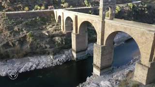 ALCÁNTARA PUENTE ROMANO  CÁCERES [upl. by Muldon]