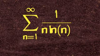 151wk9 using cauchys condensation test on sum 1n ln n [upl. by Garson]