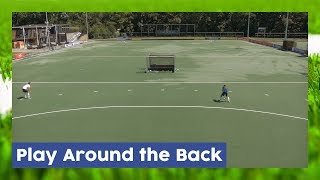 Play Around in the Back Build Up  Field Hockey Tactics  Hockey Heroes TV [upl. by Siri]