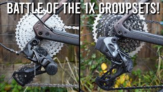 SRAM 12 vs CAMPAG 13 speed Which is best Battle of the 1x groupsets [upl. by Kimball849]