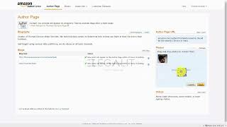 Publish Audiobooks with Amazon  19  Your Author Page Part 2 [upl. by Noeht]