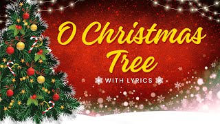 O Christmas Tree Carol amp Lyrics Christmas Songs Sing Along [upl. by Nunci]