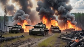 13 Minutes Ago Massacre Occurs Crew of Tenk LEOPARD 2A6 Blows Up Russian T90SM in Nonets [upl. by Sieracki]