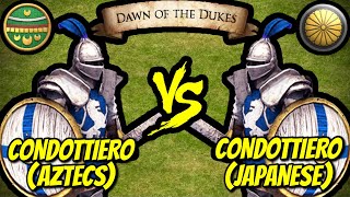 200 Aztecs Condottieri vs 200 Japanese Condottieri  AoE II Definitive Edition [upl. by Fabrin]