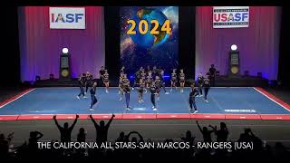 USASF IASF 24 7 California All Stars Rangers [upl. by Adorl]