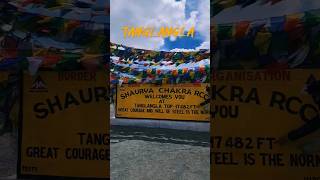 Highest motorable Pass tanglanglapass [upl. by Uyr]