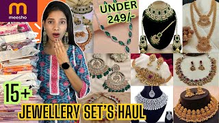 quotExquisite Finds🤩Meesho Jewelry Set Haul Unveiledquot Necklace’s Choker set’s amp more jewellery set [upl. by Feliks]