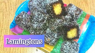 Soft amp Delicious Australian Lamingtons Recipe in Urdu HindiEasy Lamington Cake Recipe lamingtons [upl. by Malva598]