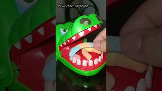 GUMMY WORM FOR YOU CROCODILE TEETH 🐊🐛 trending viral fyp youtubeshorts shorts [upl. by Anatole781]