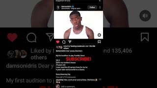 📹 Damson Idris Audition for Snowfall shorts damsonidris damson snowfall acting SUBSCRIBE NOW [upl. by Zapot]