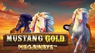 Mustang Gold Megaways slot from Pragmatic Play [upl. by Attayek]