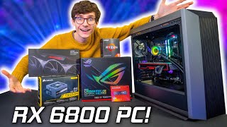 The RX 6800 Gaming PC Build 2021 😁 Ryzen 5900X  RX 6800 4K Gameplay Benchmarks w Ray Tracing [upl. by Wager]