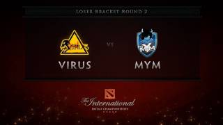 Virus vs MYM  Loser Bracket Round 2  Dota 2 International  English Commentary [upl. by Borras429]