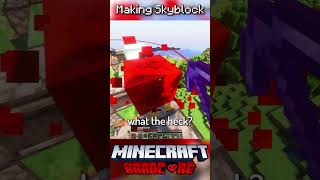 I Made Skyblock in Minecraft Hardcore 4 [upl. by Nidroj150]