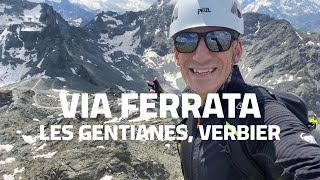 Via Ferrata Verbier Les Gentianes [upl. by Udall]