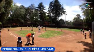 PETROLERA VS OLMECA TORNEO REGIONAL JUNIO 29 [upl. by Aeet813]