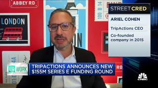 TripActions CEO on new 155 million series E funding round [upl. by Saduj]