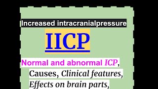 Increased intracranial pressure IICP [upl. by Ahsilav]