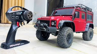 RC Traxxas TRX4 Land Rover Defender Car  unboxing rccar trx4 traxxas remotecontrolcar [upl. by Welton747]