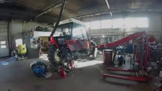 Removing Brakes on Zetor 52117745 [upl. by Shelah]