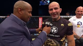 UFC 267 Glover Teixeira Octagon Interview  New UFC Light Heavyweight Champion [upl. by Sly]