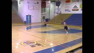 Basketball Passing Drill  3 Lane Rush [upl. by Eiclehc]