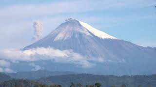 Sangay Volcano Eruption  August 2018 [upl. by Akkinahs]