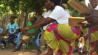 Jola Cultural dance in Berrending Gambia [upl. by Enila797]