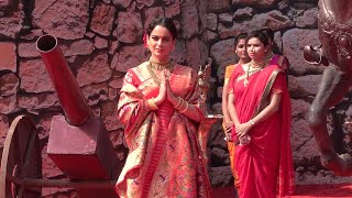 Watch Kanagana Ranaut launches trailer of new film Manikarnika [upl. by Megdal252]