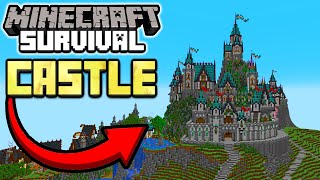 The MEGA Castle Is COMPLETE After 3500 DAYS in Survival Minecraft [upl. by Ylerebmik635]