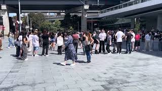 The Dance Music with Singing Song at Pyrmont Bridge in Convention Centre Sydney [upl. by Trixy]